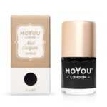 MoYou Razítkovací lak na nehty - Jet Black 9ml