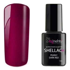 UV gel lak Shellac Me 12ml - Pearly Dark Red