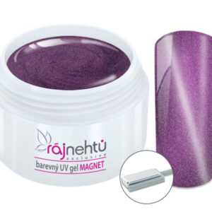 Barevný UV gel CAT EYE MAGNET - Purple 5 ml