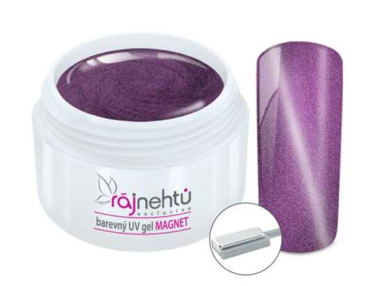 Barevný UV gel CAT EYE MAGNET - Purple 5 ml