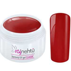 Barevný UV gel CLASSIC - Red 5ml