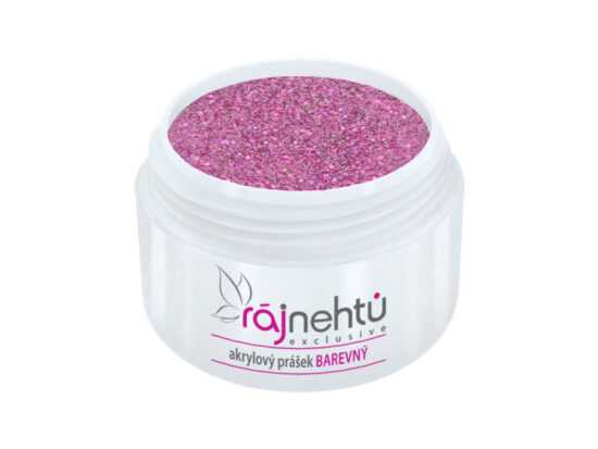 - Akrylový prášek GLITTER - Pink 5g