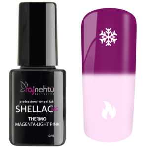 UV gel lak Shellac Me Thermo 12ml - Magenta-Light Pink