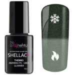 UV gel lak Shellac Me Thermo 12ml - Anthracite-Grey Glimmer