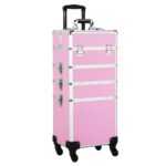 Kosmetický kufr LUXURY 4v1 - růžový