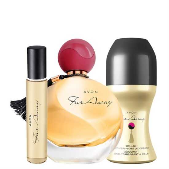 AVON Far Away EDP 50 ml sada 3dílná