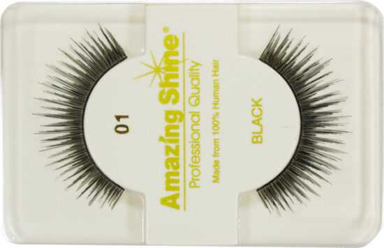 Amazing Shine EYELASH BLACK nalepovací řasy celé na elastickém proužku