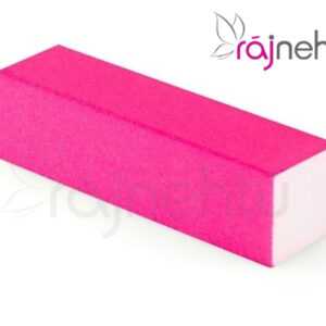 Pilník blok barevný - neon růžový