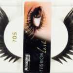 Amazing Shine FASHION LASH DRAMATIC BLACK - nalepovací řasy celé na elastickém proužku č.705