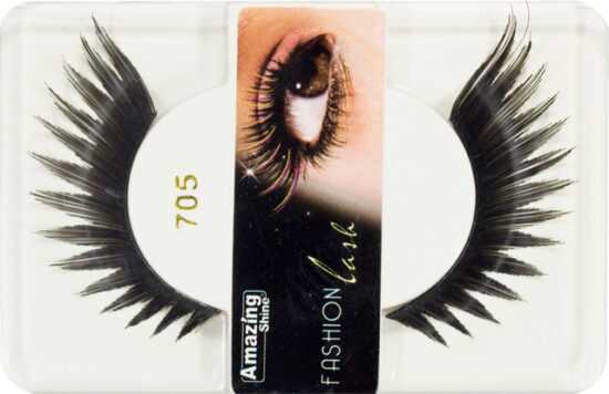 Amazing Shine FASHION LASH DRAMATIC BLACK - nalepovací řasy celé na elastickém proužku č.705