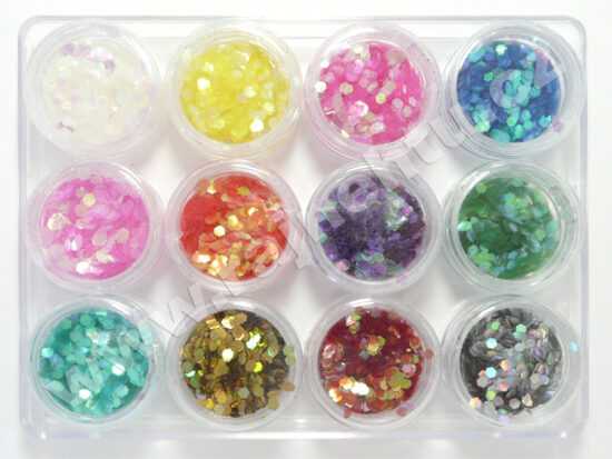 Zdobení na nehty GLITTER - flitry