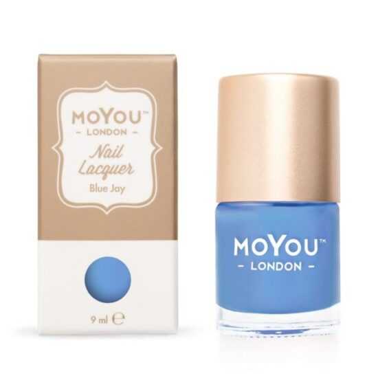 MoYou Razítkovací lak na nehty - Blue Jay 9 ml