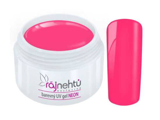 Barevný UV gel NEON - Pink - Růžový 5ml