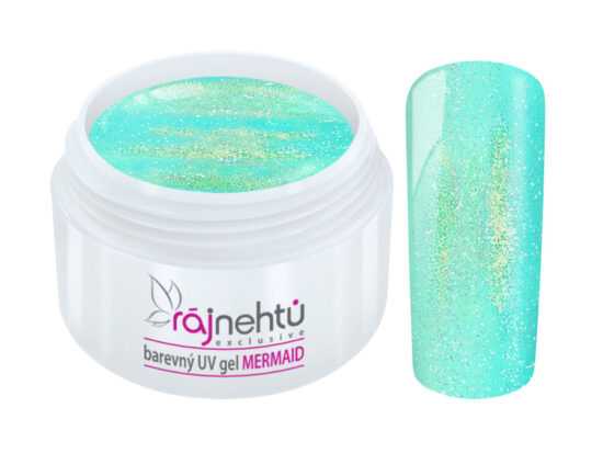 Barevný UV gel MERMAID - Blue - Modrý 5ml