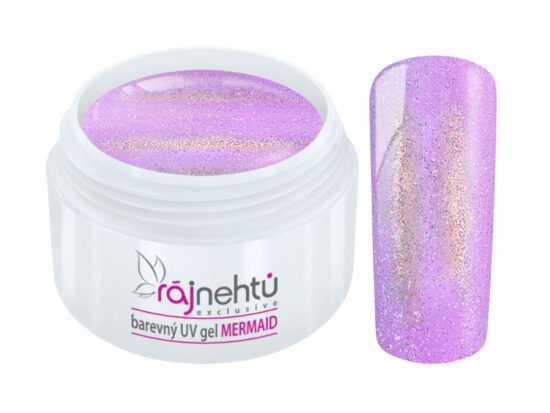 Barevný UV gel MERMAID - Purple - Fialový 5ml