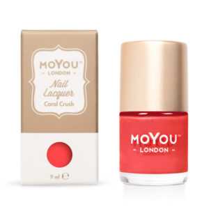 MoYou Razítkovací lak na nehty - Coral Crush 9 ml