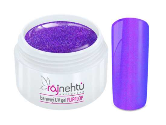 Barevný UV gel FLIPFLOP - Purple Blue 5ml