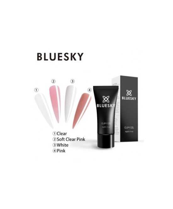 BLUESKY akrygél - white  60 g Bílá