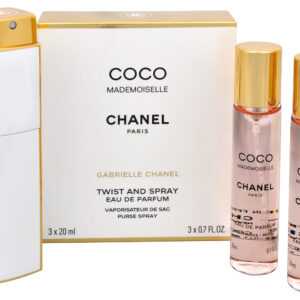 Chanel Coco Mademoiselle - EDP 20 ml (plnitelný flakon) + EDP náplň 2 x 20 ml 60 ml