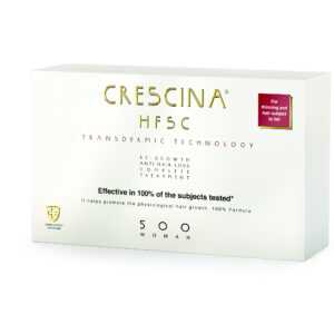 Crescina Péče na podporu růstu vlasů a proti vypadávání vlasů pro ženy Transdermic stupeň 500 (střední fáze) 20 x 3