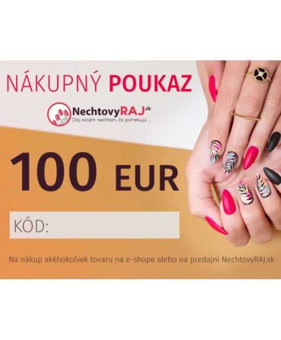 DÁRKOVÁ POUKÁZKA 100 EUR