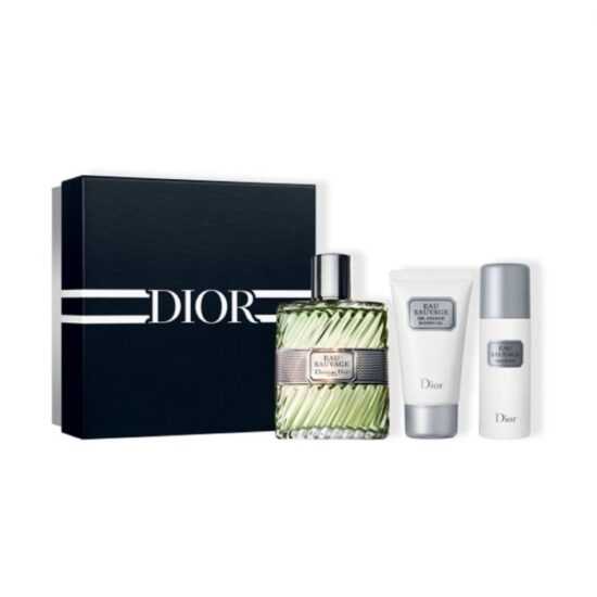 Dior Eau Sauvage - EDT 100 ml + sprchový gel 50 ml + deodorant ve spreji 50 ml
