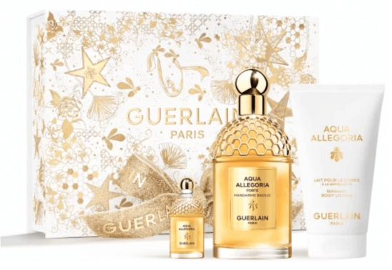 Guerlain Aqua Allegoria Forte Mandarine Basilic - EDP 125 ml + tělové mléko 75 ml + EDP 7