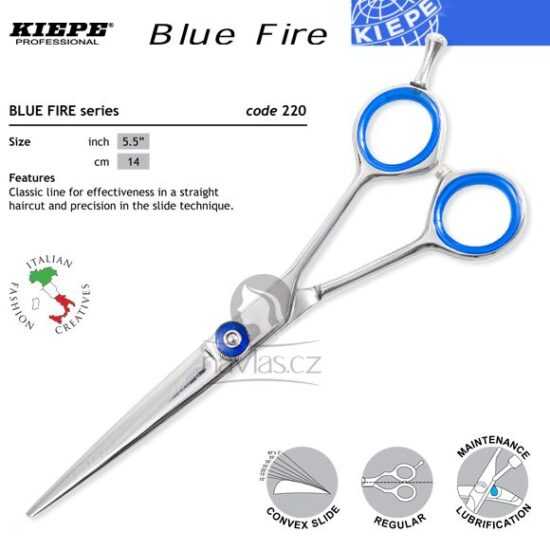 Kiepe Blue Fire Series Profi kadeřnické nůžky 220/5