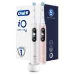 Oral B Elektrický zubní kartáček iO6 Series Duo Pack White/Pink Sand Extra Handle 2 ks