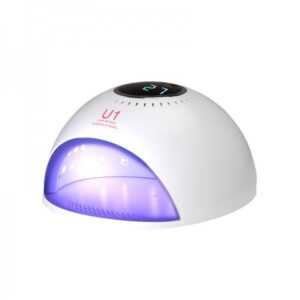 Profesionální UV / LED lampa 84W BÍLO-RŮŽOVÁ Bílá