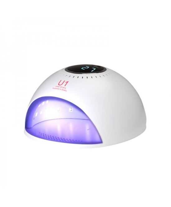 Profesionální UV / LED lampa 84W BÍLO-RŮŽOVÁ Bílá