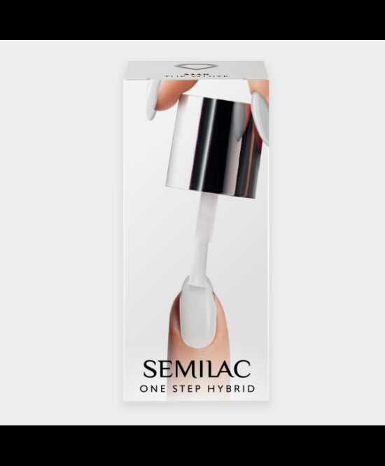 Semilac One Step gél lak S110 The White 5ml Bílá