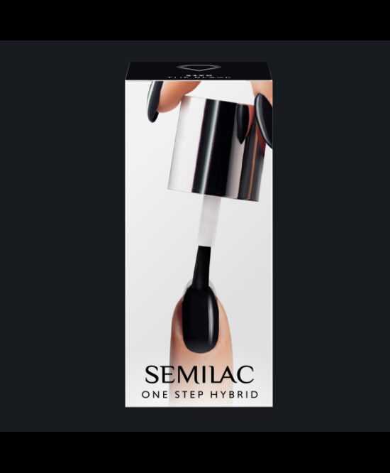 Semilac One Step gél lak S190 The Black 5ml Černá