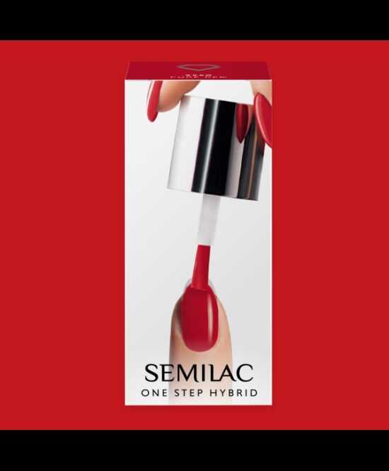 Semilac One Step gél lak S550 Pure Red 5ml Červená