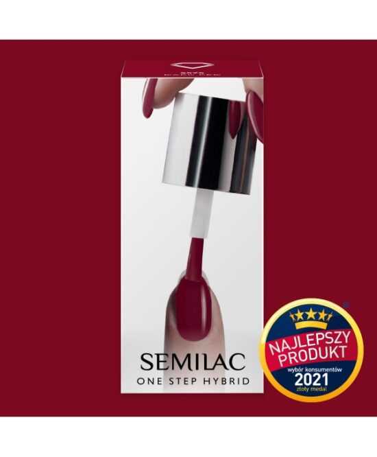 Semilac One Step gel lak S575 Dark Red Červená