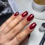 Semilac One Step gel lak S590 Glitter Red 5ml Červená