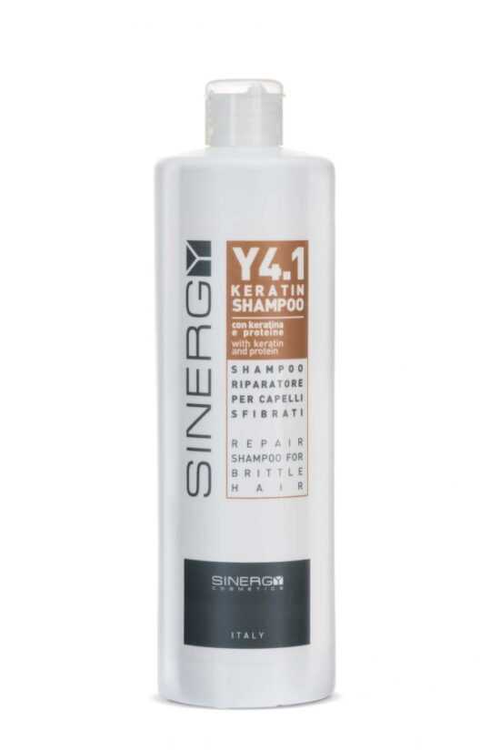 Sinergy Cosmetics Sinergy Y4.1 Keratin Reconstruction Shampoo 500ml - Rekonstrukční šampon s keratinem