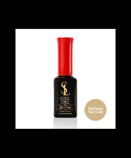 Slowianka® top Coat Velvet 10ml Čirá