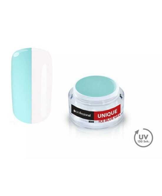 UV GEL UNIQUE ICE BLUE 50ML Professionail PREMIUM Čirá